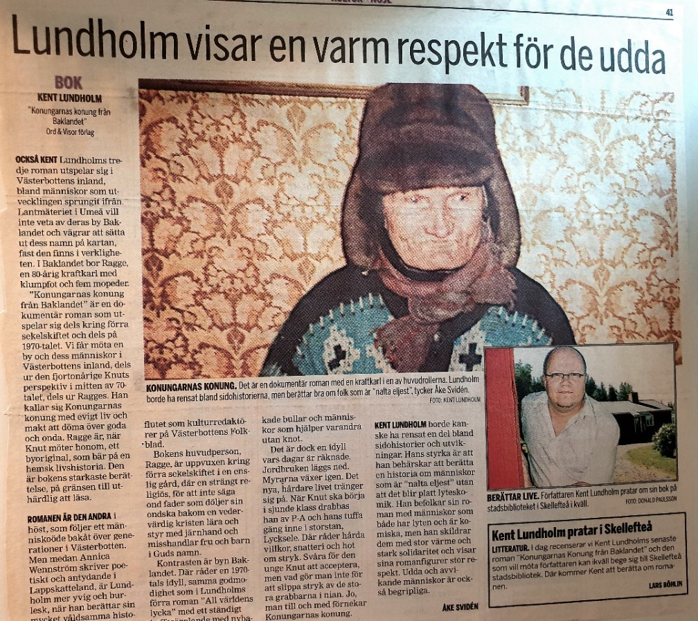 Valfrid Johansson. "Konungarnas konung från Baklandet".